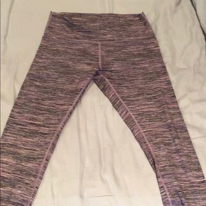 High waisted lululemon crop leggings